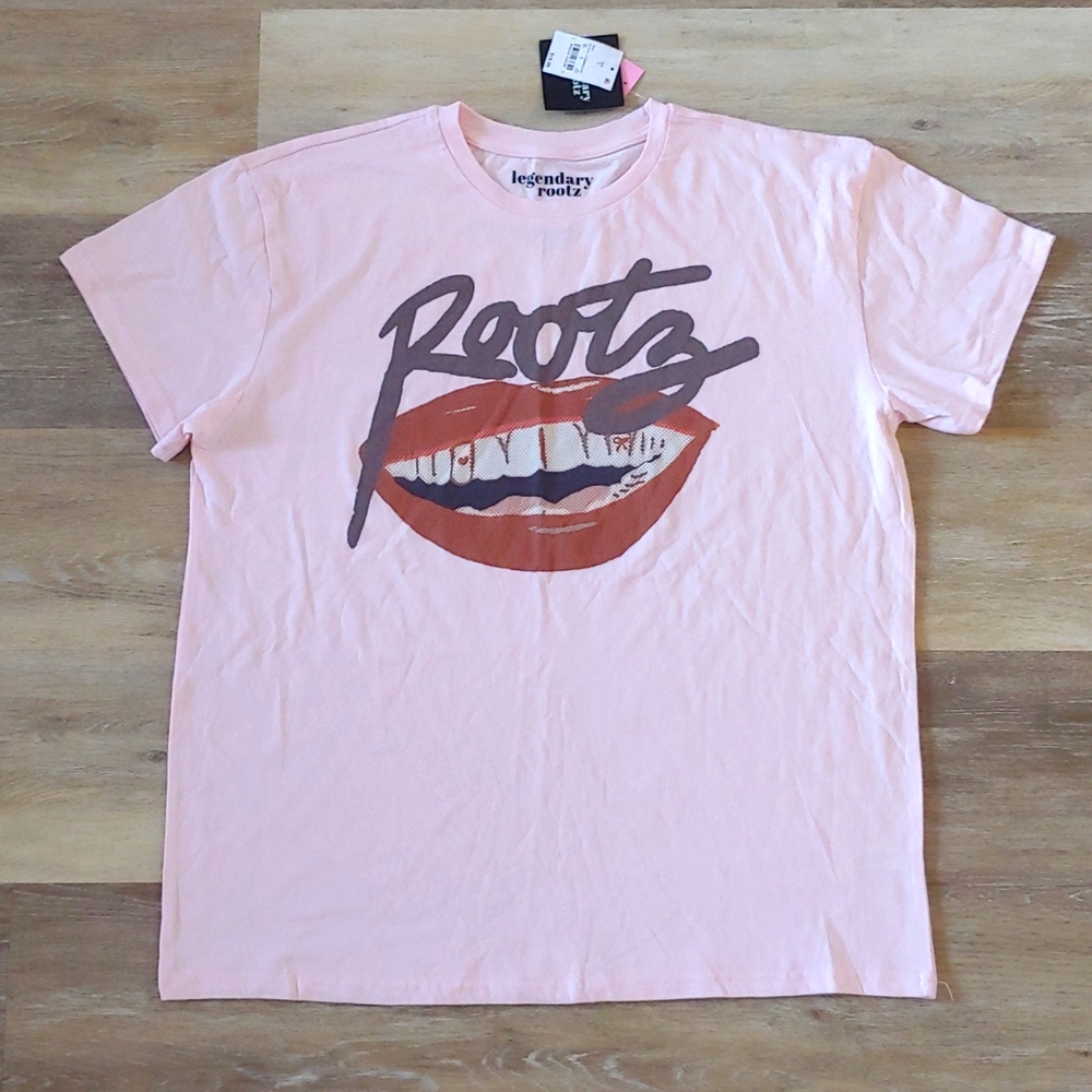 NWT Legendary Rootz Women's Graphic T-Shirt Pink Size L